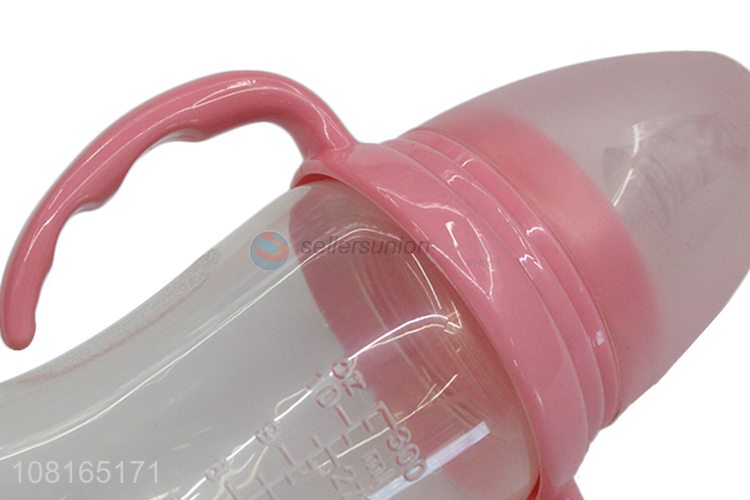 Popular products portable baby feeding bottle with handle