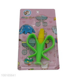 Factory wholesale safety eco-friendly  silicone baby teether