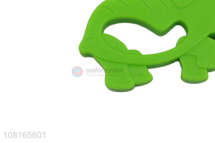 High quality soft bpa free elephant shape babt teether toys