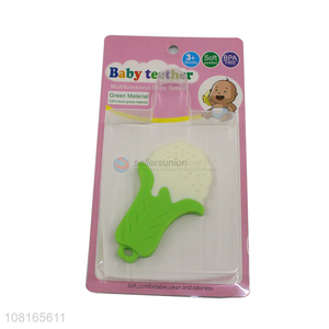 Low price comfortable silicone baby supplies baby teether