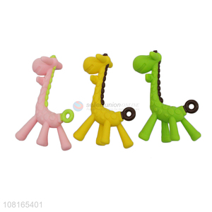 New arrival giraffe shape baby toys baby teether toys