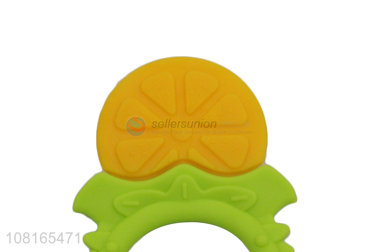 Factory supply silicone multifunctional baby teether for sale