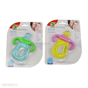 Factory wholesale safety silicone baby teethers toys