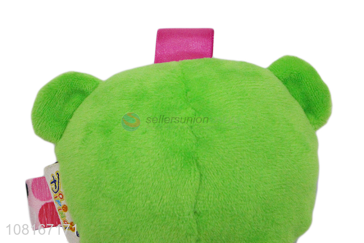 Factory wholesale creative frog rattles baby teether