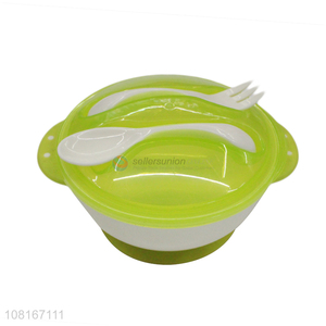 High quality green baby <em>bowl</em> household anti-drop <em>bowl</em>