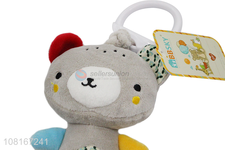 Yiwu market cute bear rattle creative baby teether