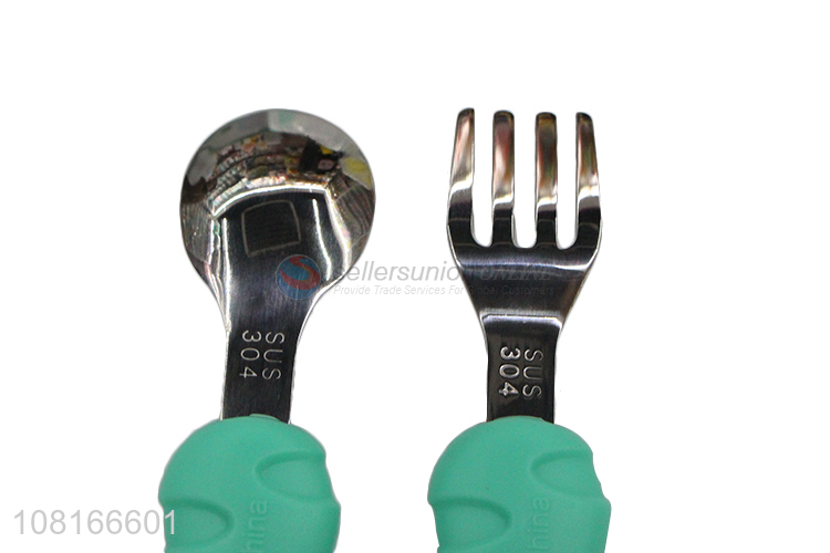 Online wholesale simple baby spoon stainless steel tableware