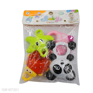 High quality toy rattle baby molar teether for sale
