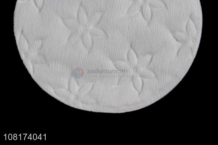 Good quality white cotton pads portable makeup remover