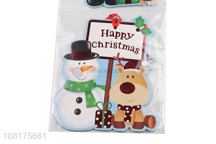 Wholesale custom logo Christmas gift tag set Christmas hang tags