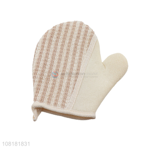 Good selling household massage shower bath gloves with top quality