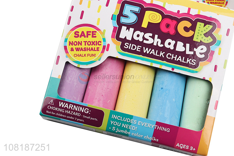 Yiwu market washable non-toxic sidewalk chalk set