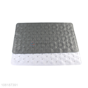 Factory Wholesale PVC Non-Slip Mat Bath Mat With Suction Cups