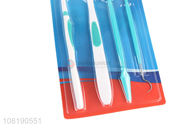 Hot Selling 4 Pieces Complete Dental Hygiene Kit