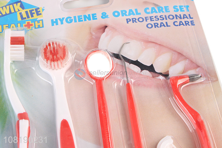 Best Sale 6 Pieces Professional Oral Care Kit For Adults