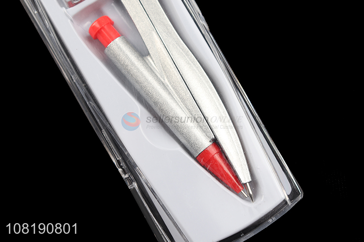 Factory price school stationery zinc alloy drawing compass