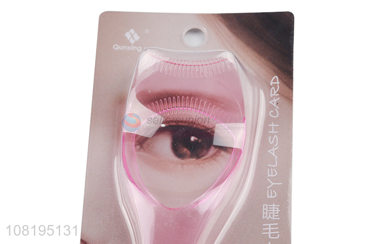 Wholesale cosmetic eyelashes tools eyelash guard curler applicator comb