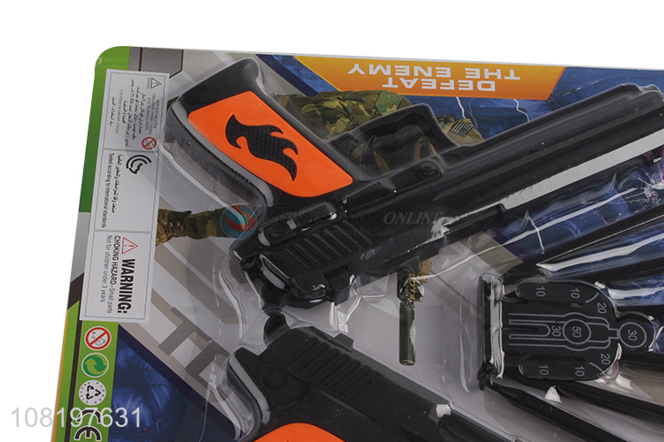 Yiwu market shooting games children soft bullet gun toys
