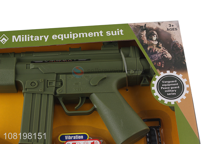 New arrival safety creative military set toys gun toys for sale