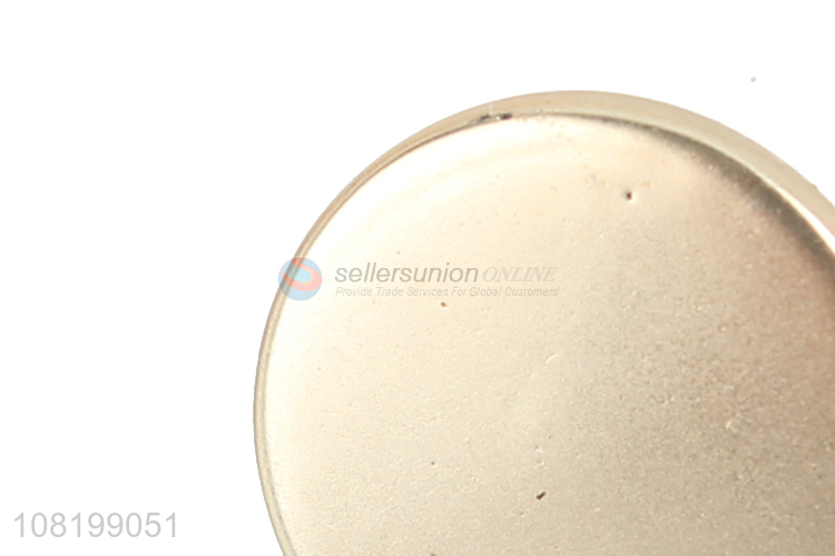 High quality round gold flat resin buttons for coat and crafts