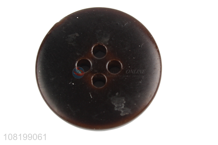 Hot selling round 4 holes resin buttons for DIY crafting and sewing