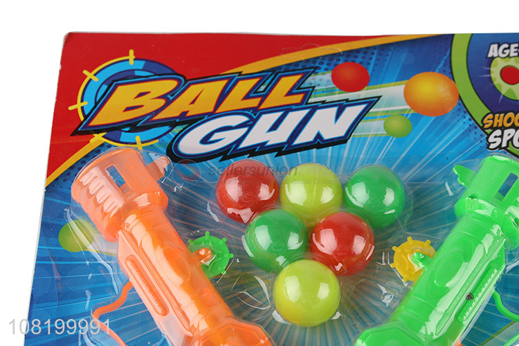 Factory direct sale color ball bullet ping pong gun toys wholesale