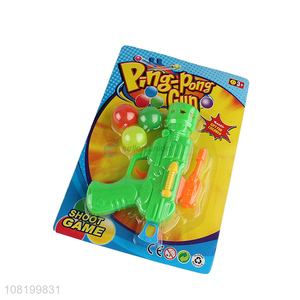 China products funny children ping pong gun toys for sale