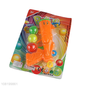Popular products children safety plastic ping pong gun toys