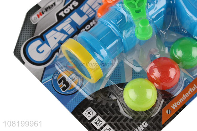 New style wonderful shooting games ping pong gun toys for kids
