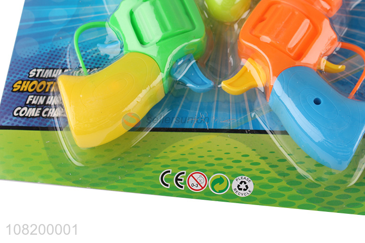 Top selling plastic children shooting games ping pong gun toys