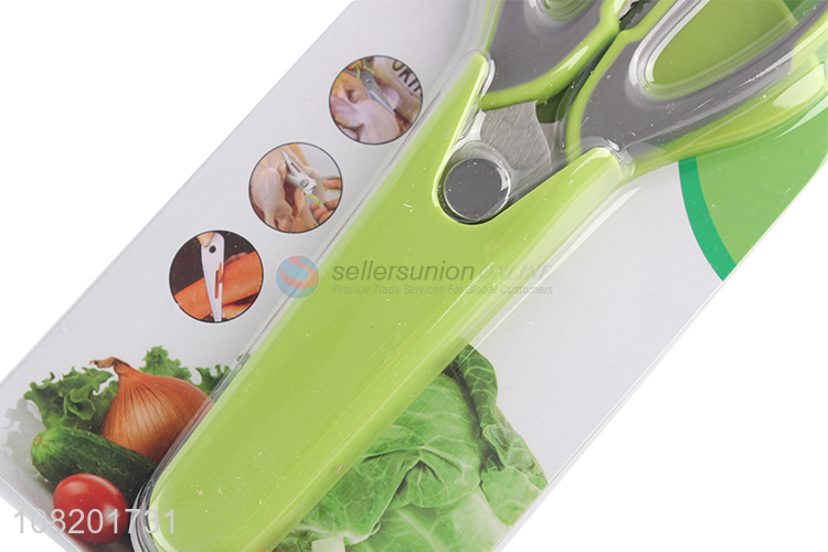 Wholesale from china meat vegetable kitchen scissors with cover
