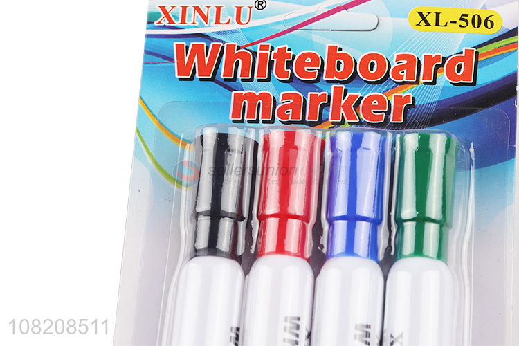 Wholesale 4 colors dry erase markers whiteboard markers for office