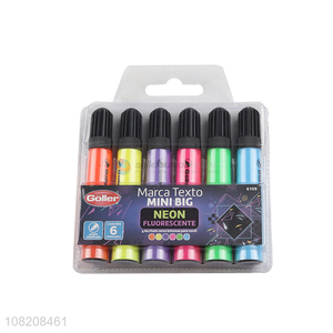 Wholesale 6 colors water color pen watercolor pen markers for kids
