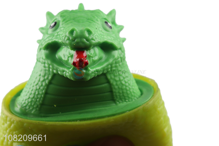 Wholesale novelty dinosaur cup squishy vent toy for kids adults