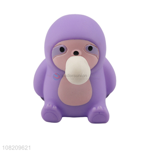 Good quality anti-stress squeeze toys slow rising sloth toy