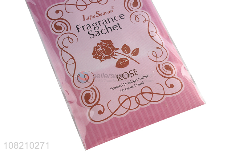 Yiwu wholesale creative rose fragrance sachet with hook
