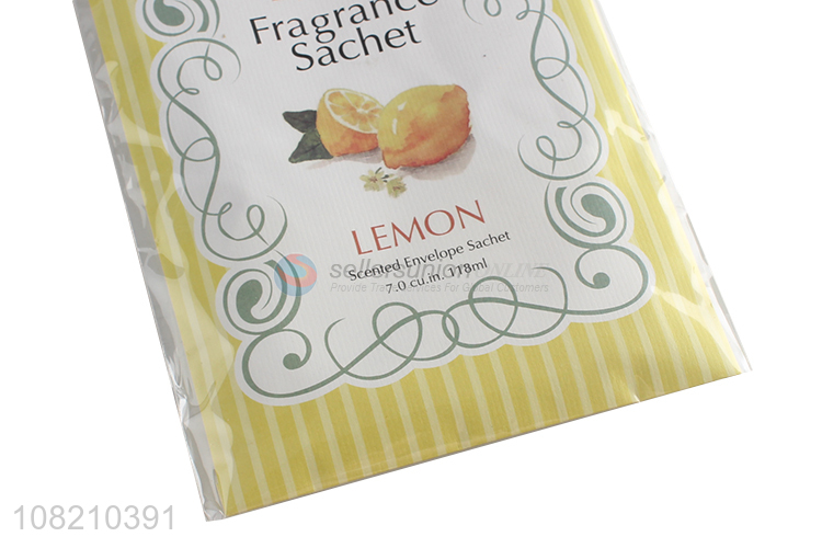 Best seller fresh lemon fragrance sachet hangable sachet