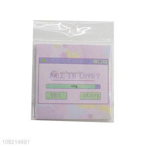 Wholesale fall in love sticky notes letters post-it notes