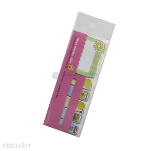 Good quality school stationery cute fruit sticky notes