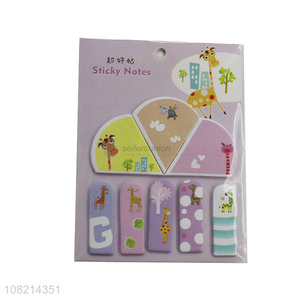 China supplier tearable sticky note kawaii post-it notes