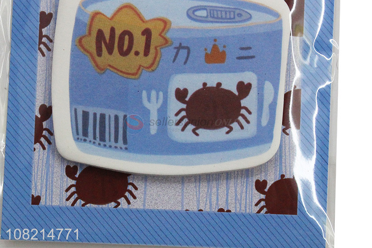 China supplier crab can sticky notes self adhesive note pads