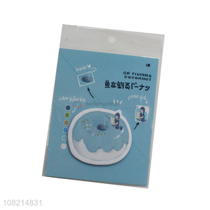 Good price cute doughnut sticky notes removable memo pads