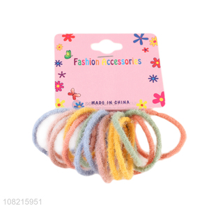 High Quality 16 Pieces Colorful Hair Bands Cheap Hair Rope Set