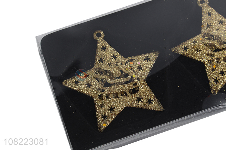 Wholesale 3 Pieces Hollow Out Stars For Christmas Decoration