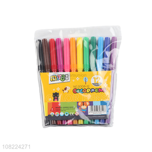 Factory price children paint pen 12 color watercolor pen