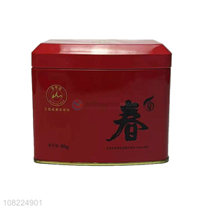 Wholesale Metal Packing Box Tea Caddy Fashion Tin Can
