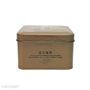 Hot Products Multipurpose Square Tin Can Box For Tea