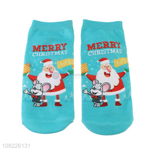 High quality comfortable soft 3D Christmas socks for men women