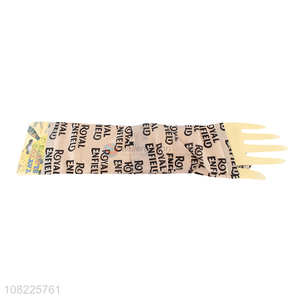 China imports body art arm cover sleeves letter printed arm warmer