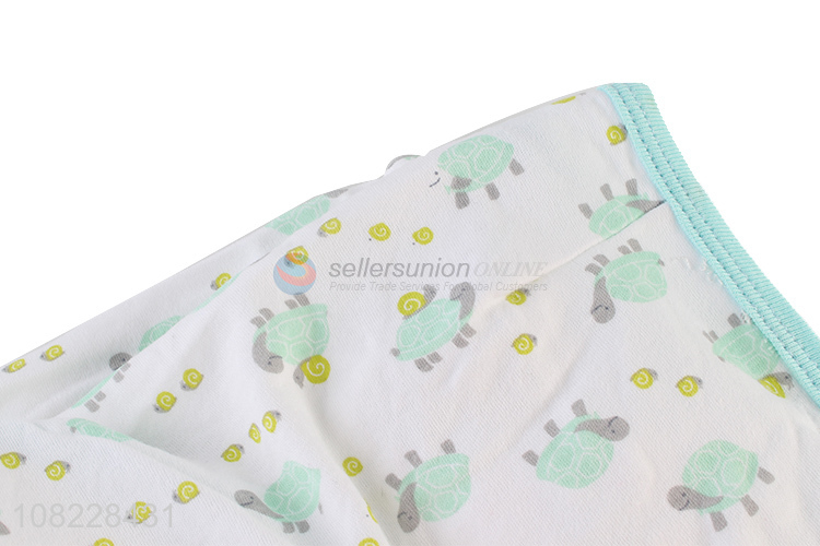Good quality adjustable organic cotton baby infant swaddle blanket wrap